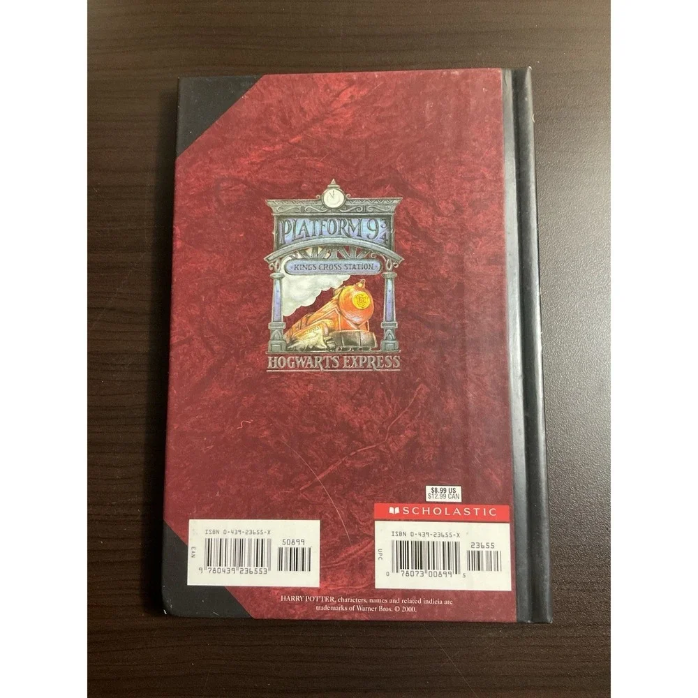 Harry Potter Platform 9 3/4 Hogwarts Express Blank Journal Scholastic 2000